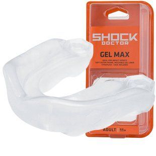 Капа Shock Doctor Gel Max доросла (вік 11+) Clear (art. 6190-TC-AD) 6190-TC-AD фото