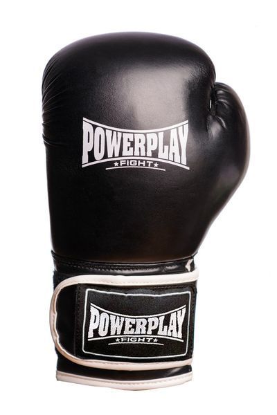 Боксерські рукавички PowerPlay 3019 чорні 14 унцій PP_3019_14oz_Black фото
