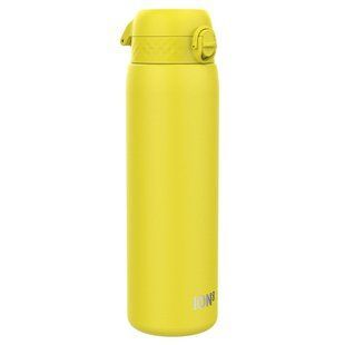Пляшка для води багаторазова металева&nbsp;ION8&nbsp;1200 мл Stainless Steel Yellow I8SS1000YEL фото