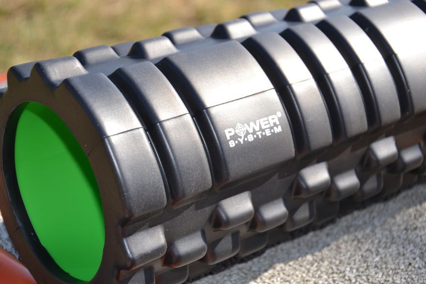 Ролик масажний  Power System Fitness Foam Roller PS-4050 33*15 см  BlackGreen PS-4050_Green фото