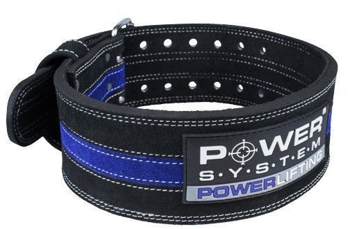 Пояс для паверліфтингу Power System Power Lifting PS-3800 BlackBlue Line M PS-3800_M_Black_Blue фото