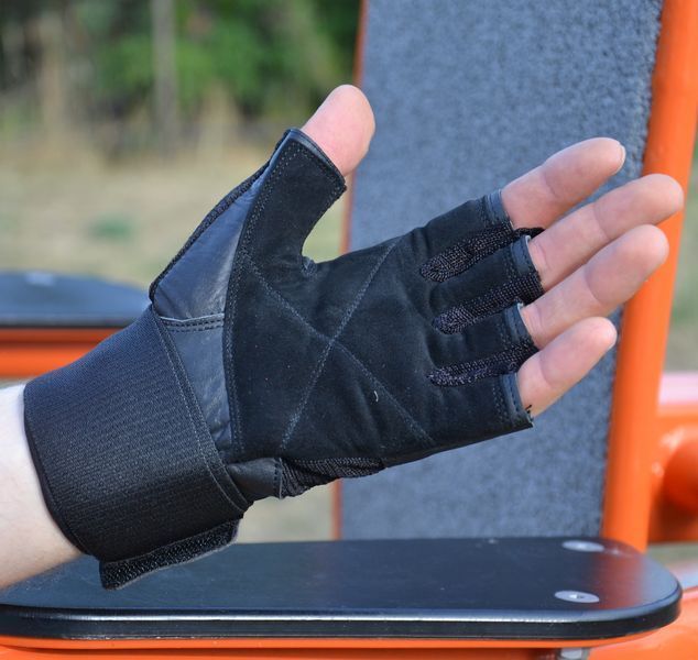 Рукавички для фітнесу MadMax MFG-269 Professional Exclusive Black L MFG-269-Black_L фото
