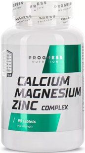 Вітаміни Progress Nutrition Calcium 500 mg & Magnesium 250 mg 90 таб PN_cal500+mag250_90 фото