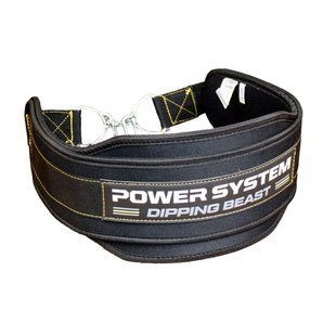 Пояс для отягощений Power System Dipping Beast PS-3860 BlackYellow PS-3860_Black/Yellow фото