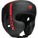 Боксерський шолом RDX F6 KARA Matte Red XL (капа в комплекті) HGR-F6MR-XL фото 2 купити онлайн