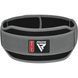 Пояс для важкої атлетики RDX RX5 Double Belt неопреновий Grey XL WBD-RX5G-XL фото 2 купити онлайн