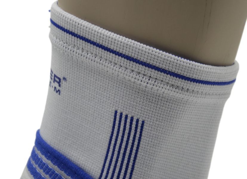 Спортивний бандаж на гомілковостоп Power System Ankle Support Pro PS-6009 BlueWhite LXL PS-6009_L/XL_White-Blue фото