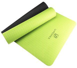 Килимок для йоги та фітнесу U-POWEX UP_1000 TPE Yoga mat GreenBlack 183х61х0.6 UP_1000_TPE_Gr/Black фото