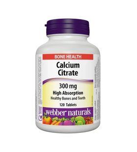 Кальцій Webber Naturals Calcium Citrate 300mg 120 tabs WN_calc_300_120 фото