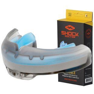 Капа Shock Doctor Ultra Braces під брекети доросла (вік 12+) Black (art. 4701-BK-AD) 4701-BK-AD фото