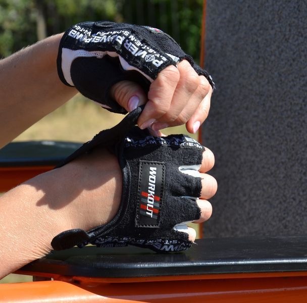 Рукавиці для фітнесу та важкої атлетики Power System Workout PS-2200 Black S PS-2200_S_Black фото
