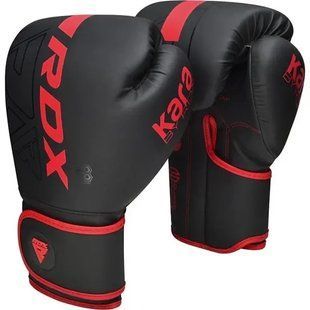 Боксерські рукавиці RDX F6 Kara Matte Red 12 унцій BGR-F6MR-12OZ фото