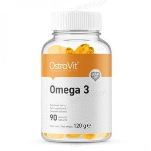 Жирні кислоти OstroVit Omega 3 90 caps OS_Omega3_90 фото