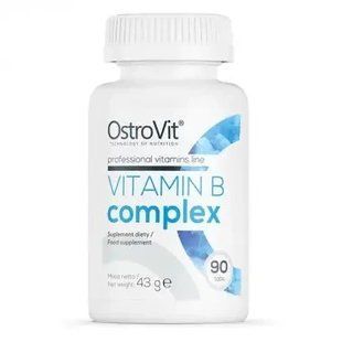 Вітамінний комплекс групи B OstroVit Vitamin B Complex 90 tab OV_Vit_B_90t фото