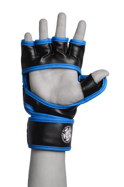 Рукавиці для MMA PowerPlay 3058 чорно-сині XL PP_3058_XL_Black/Blue фото