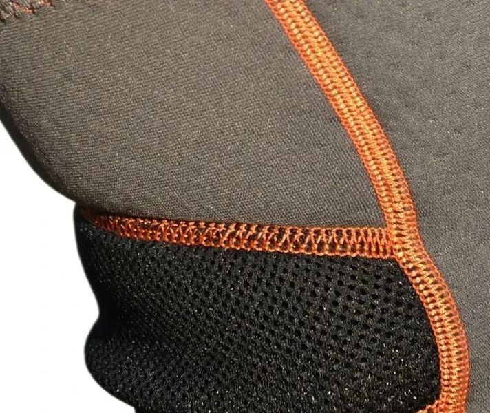 Наколінник MadMax MFA-297 Knee Support with Patella Stabilizer Dark Grey/Orange XL MFA-297_XL фото