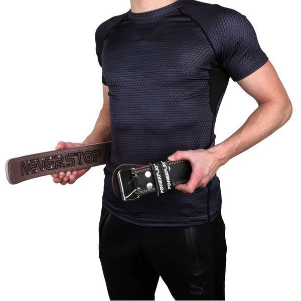 Пояс для важкої атлетики PowerPlay 5085 чорно-коричневий XL PP_5085_XL_Black/Brown фото