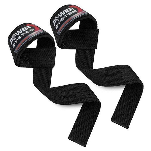 Лямки для тяги бавовняні  Power System Power Straps PS-3400 чорно-червоні PS-3400_Bl/Red фото