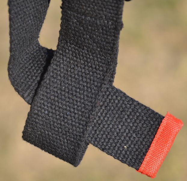 Лямки для тяги бавовняні  Power System Power Straps PS-3400 чорно-червоні PS-3400_Bl/Red фото