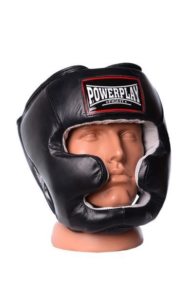 Боксерський шолом тренувальний PowerPlay 3065 чорний LXL PP_3065_L/XL_Black фото