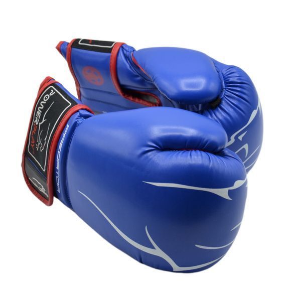Боксерські рукавички PowerPlay 3018 сині 10 унцій PP_3018_10oz_Blue фото