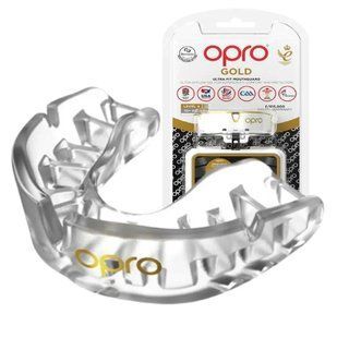 Капа OPRO Gold доросла (вік 11+) Прозора (art.102504015) Gold_Clear фото