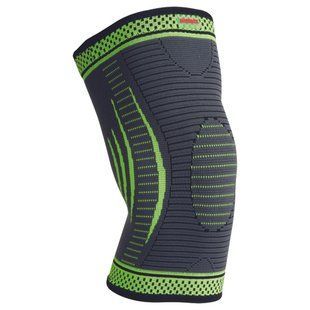 Компресійний наколінник MadMax MFA-284 3D Compressive knee support Dark greyNeon green L MFA-284_L фото