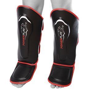 Захист гомілки та стопи PowerPlay 3052 чорно-червоний L PP_3052_L_Black_Red фото