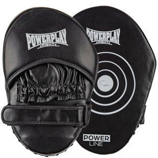 Лапи боксерські PowerPlay 3051 Чорні PU [пара] PP_3051_Black фото