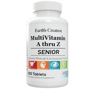 Вітамінний комплекс Earth's Creation Multivitamin A thru Z For Senior 100 таб EC_mult_man_100 фото