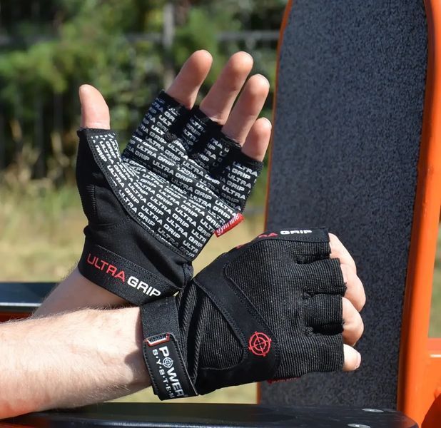 Рукавички для фітнесу Power System PS-2400 Ultra Grip Black M PS-2400_M_Black фото